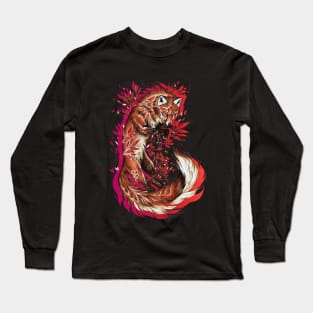 Neotraditional Fox Long Sleeve T-Shirt